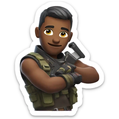 playing fortnite  sticker