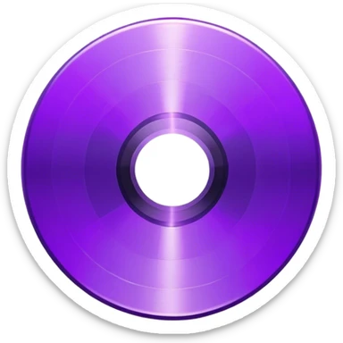 record vinyl purple sticker
