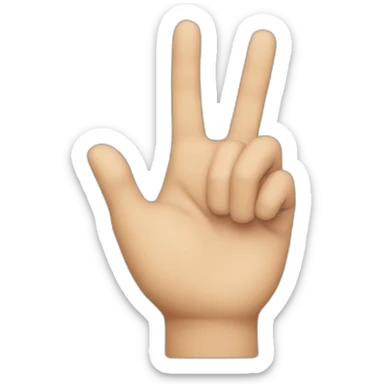 Hand with ok-sign sticker