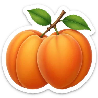 apricot sticker
