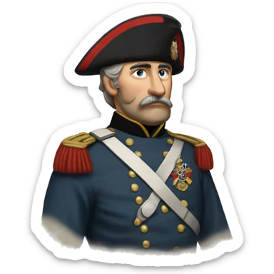 Crimean War military sticker