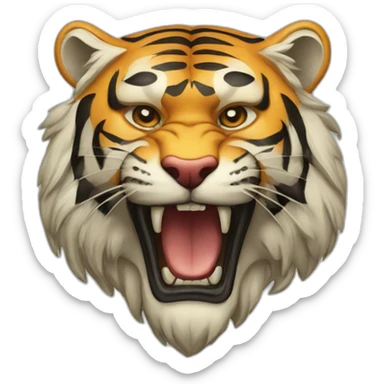Coat of arm of Tiger  sticker