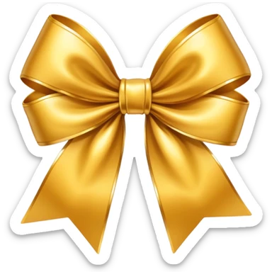 Laço dourado sticker