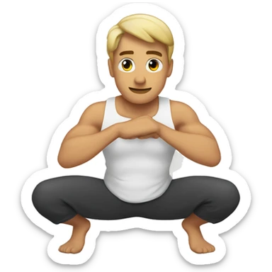 Pushups with one hand  sticker