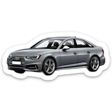 Daytona grey Audi S4 B9 sticker
