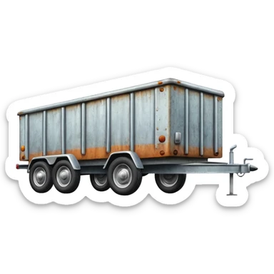 A Transport Utility Trailer sticker