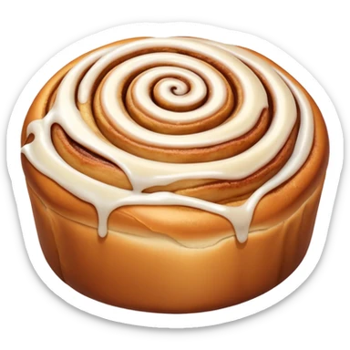ultra realistic cinnamon roll sticker