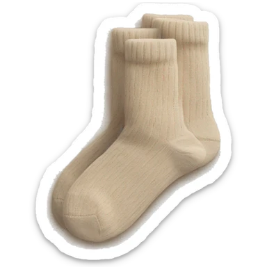 Socks beige sticker