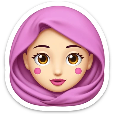 Pembe lavanta 1 dal sticker