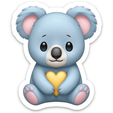 koala bear GIF emojis created based on BTS BT21 Koya character, i want the same aesthetics and can be uploaded to Slack. i want it to be REAL CUTE sticker