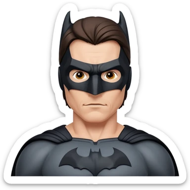 christian bale batman sticker