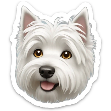 West highland white terrier sticker