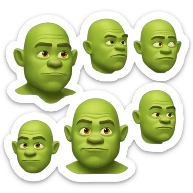 shrek sport sticker