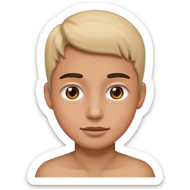 Sólo que muestre la cara sticker