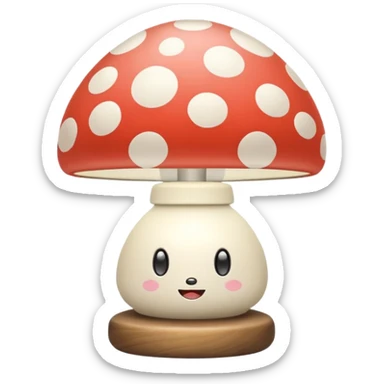 cute lamp sticker