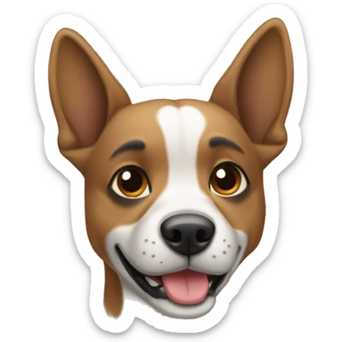 Perro alegre  sticker