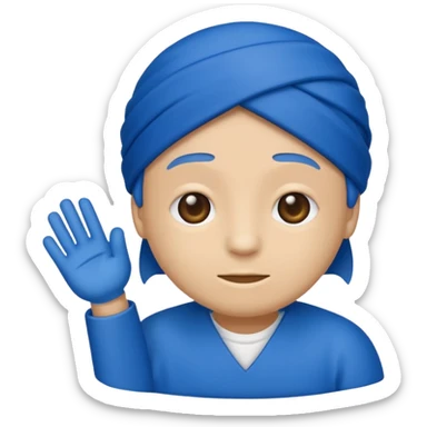 On Crip emoji with words sticker