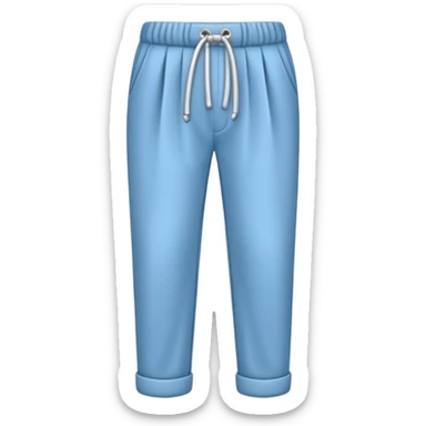 pantalones: blancos sticker