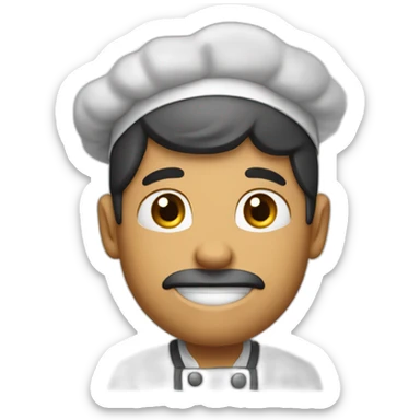 someone who says hold up let him cook sticker