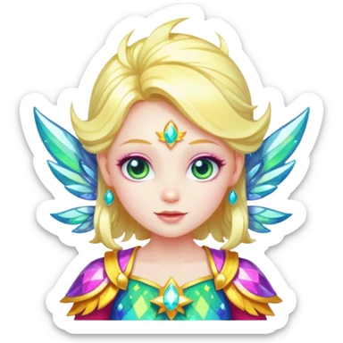 Stella sparkle sprite guardian of sparkle theater sticker