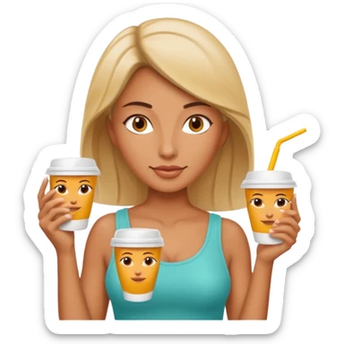 lean nella cup sticker