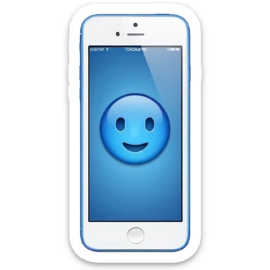 iPhone 16 blue sticker