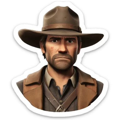 Arthur Morgan red dead redemption 2 sticker