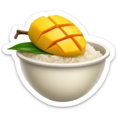Mango sticky rice  sticker