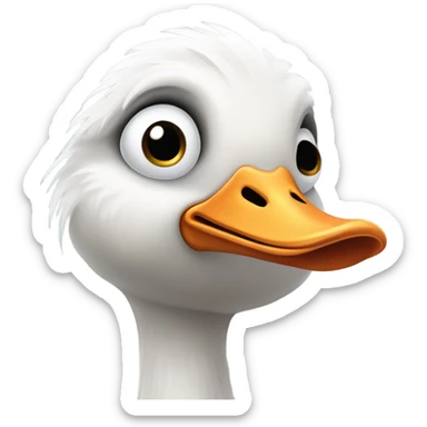 Silly goose sticker