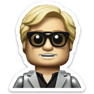 ELTON JOHN lego full body sticker