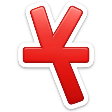red minus symbol sticker