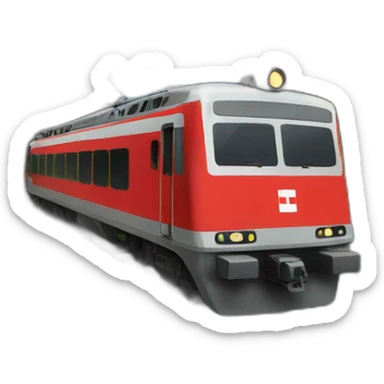 Swiss train sticker