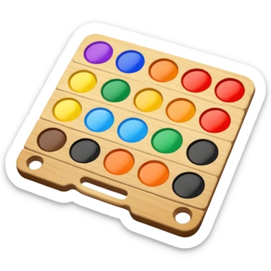 artist's palette sticker