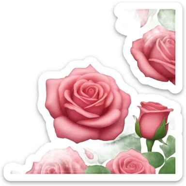 Roses in Portland sticker