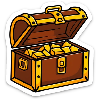 Robux treasure chest sticker