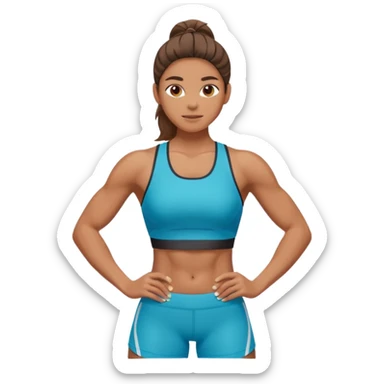 athlete model  sticker