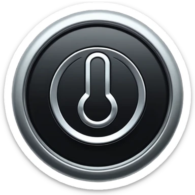 Power Button On sticker