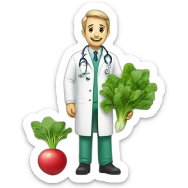 radish doctor sticker