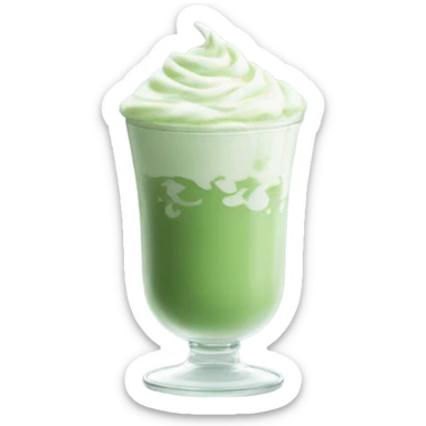 matcha latte  sticker