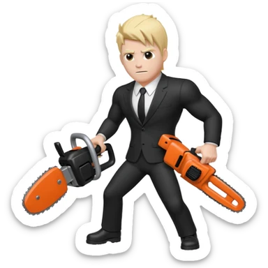 Chainsaw man sticker