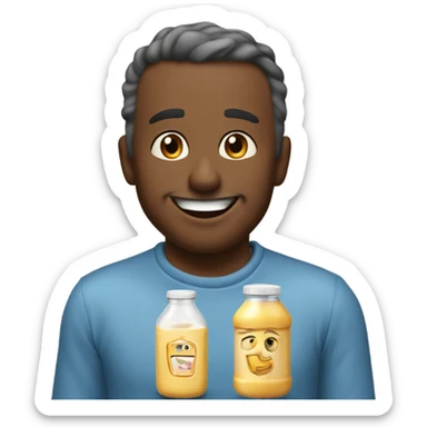 JAMALS FATHER WAS VERY PLEASED WITH THIS NEWS AND CAME BACK FROM HIS MILK RUN MANY YEARS AGO sticker