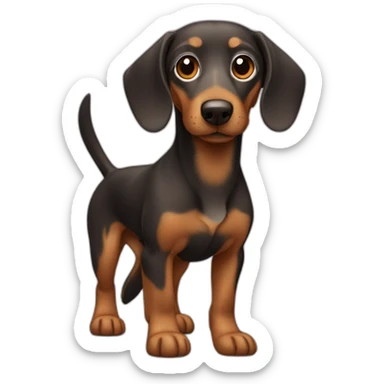 duschund sticker