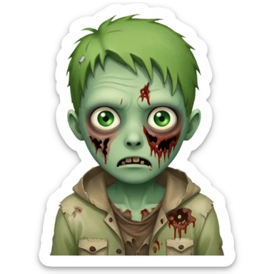 cute zombie sticker