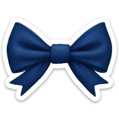 Navy bow  sticker