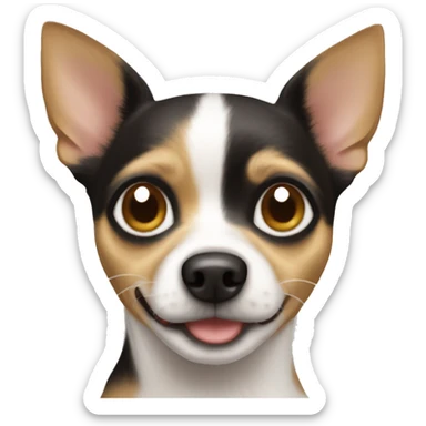 Chihuahua terrier mix sticker