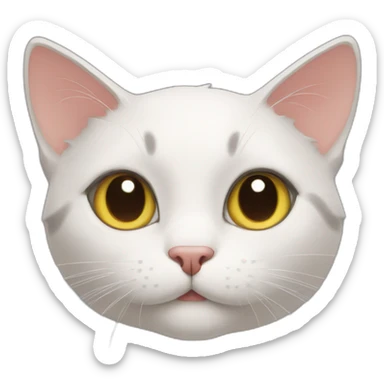 caro the cat sticker