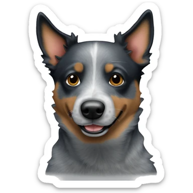 Blue heeler dog sticker