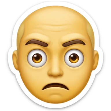 mad emoji saying wtf jace sticker