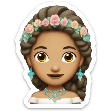 precious pretty little mexican princess sticker