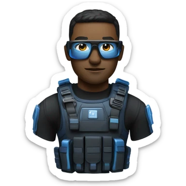 Warden from Rainbow Six Siege sticker